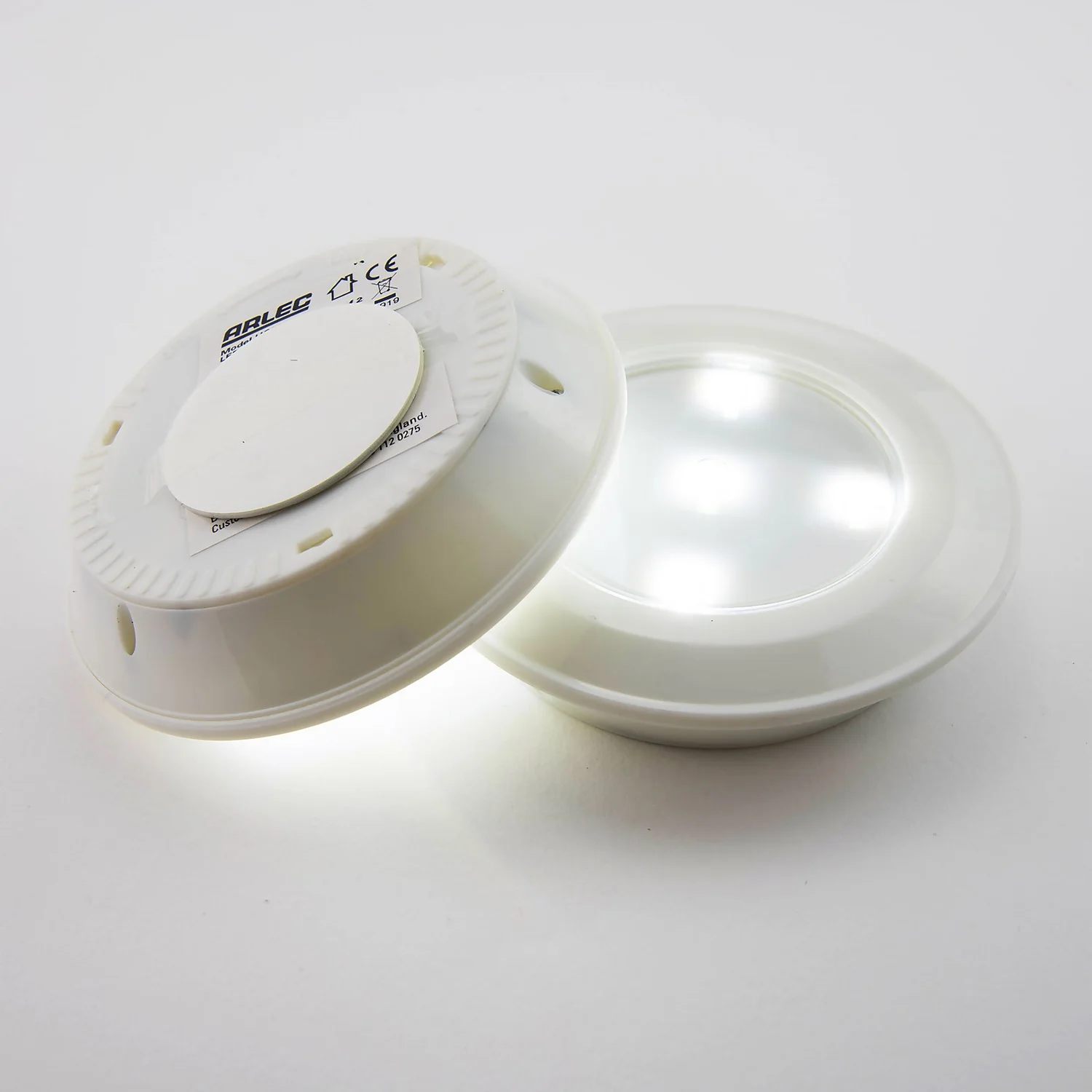 Arlec 2 Pack Round LED Push Lights 5 Arlec 2 Pack Round LED Push Lights - Image 5