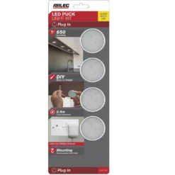 Arlec Warm White LED Puck Light Set -Outlet Home Harmony Store 12823690 1034833197033640