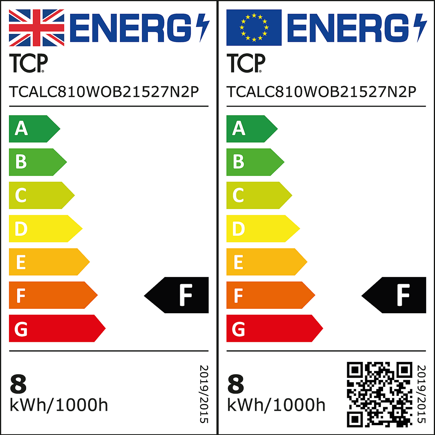 TCP LED Candle 60W B22 Coat Warm Light Bulb - 2 Pack 5 TCP LED Candle 60W B22 Coat Warm Light Bulb - 2 Pack - Image 5