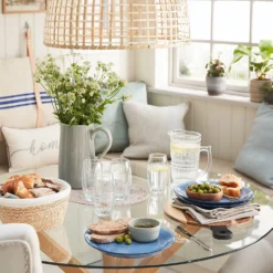 Ludlow Round Glass Dining Table -Outlet Home Harmony Store 12825371 2124951833935223