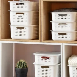 Smartstore 10L Wardrobe Basket - White -Outlet Home Harmony Store 12826429 1254833173956692