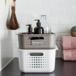 Smartstore 10L Wardrobe Basket - White -Outlet Home Harmony Store 12826429 3024833174012294