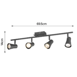 Swansea 4 Lamp Spotlight Bar - Black Nickel 7 Swansea 4 Lamp Spotlight Bar - Black Nickel -Outlet Home Harmony Store 12828398 8674843436495076