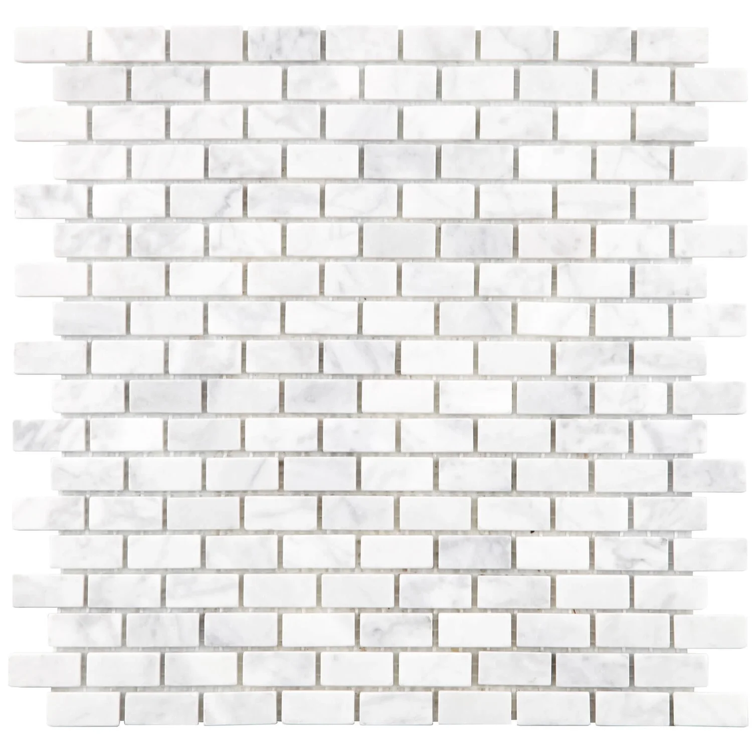 House Of Mosaics Carrera Brick Mosaic Tile - 305 X 305mm 2 House Of Mosaics Carrera Brick Mosaic Tile - 305 X 305mm - Image 2