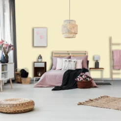 Homebase Tough & Durable Matt Emulsion Paint Candlelight Yellow - 2.5L -Outlet Home Harmony Store 12832361 7284833206136126