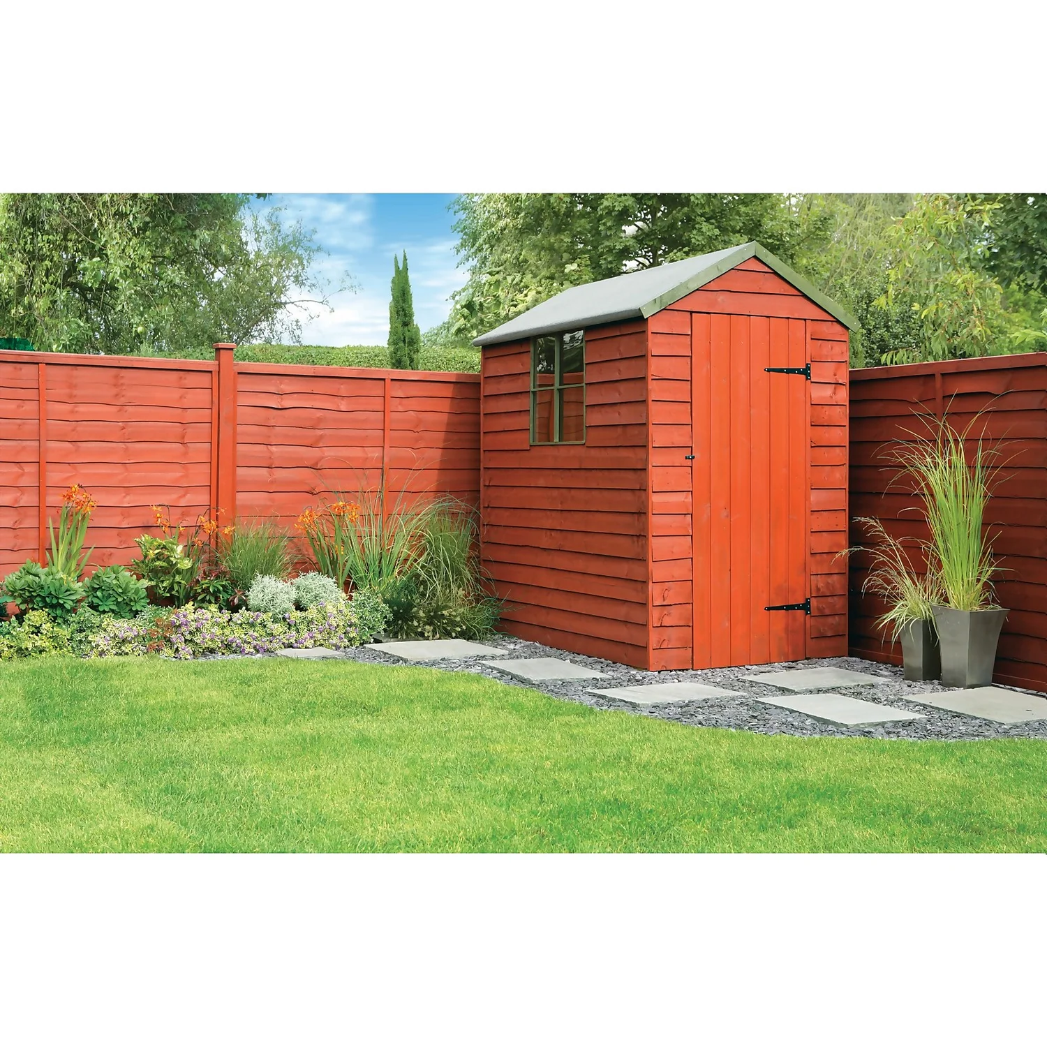 Ronseal Fence Life Plus Paint Red Cedar - 5L 3 Ronseal Fence Life Plus Paint Red Cedar - 5L - Image 3