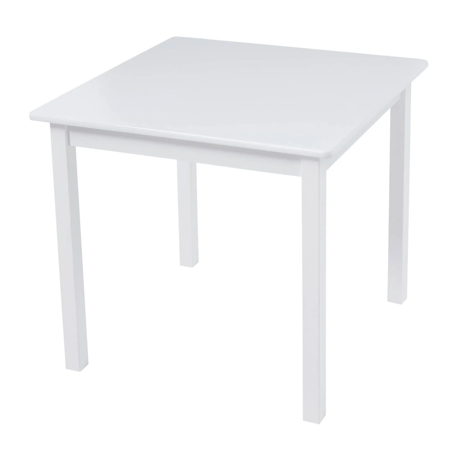 None Wooden Table And Chair Set - White 5 None Wooden Table And Chair Set - White - Image 5