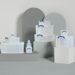 Really Useful Storage Box - Clear - 9L -Outlet Home Harmony Store 12834908 1424942264022514