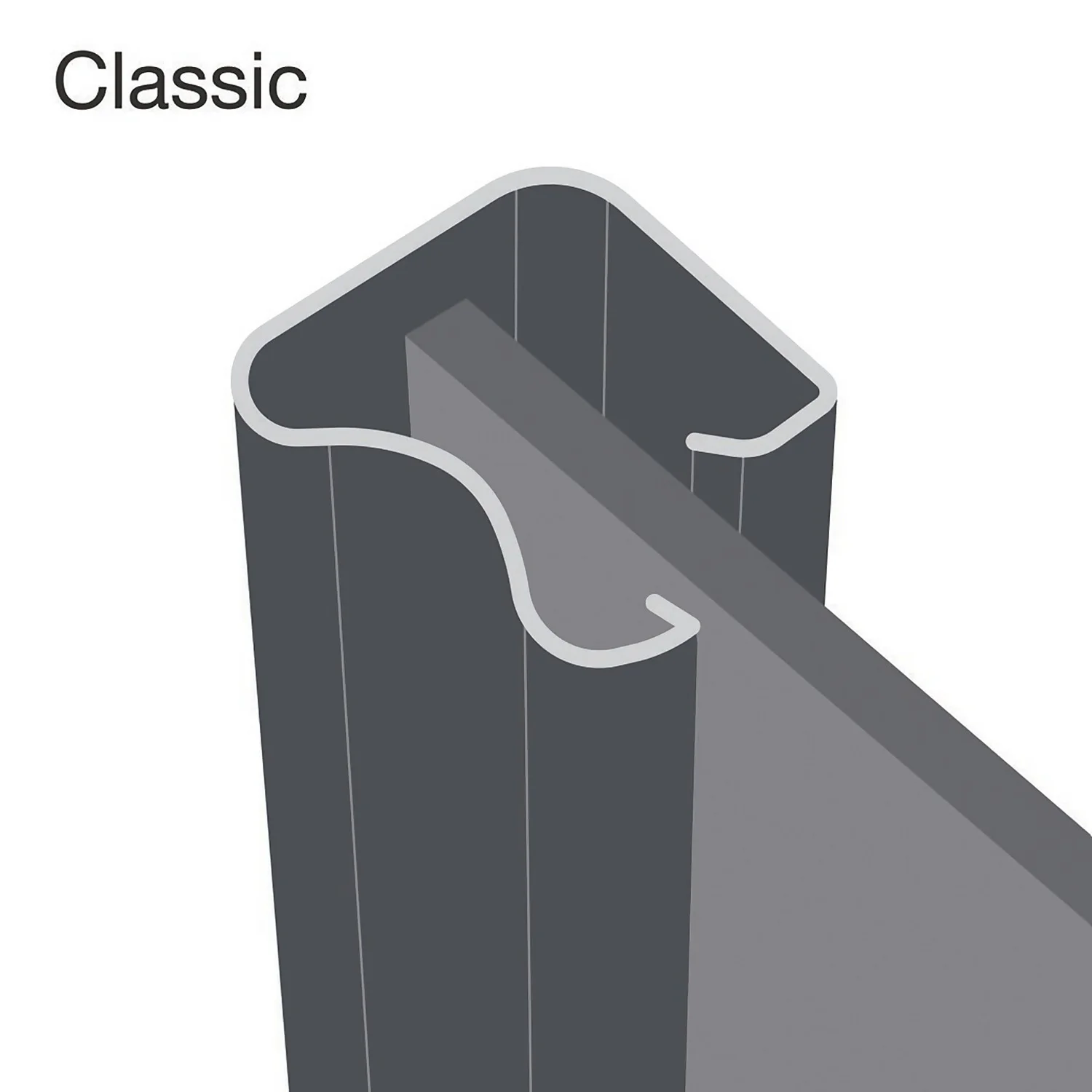 Classic 4 Door Sliding Wardrobe Kit Stone Grey Panel (W)2370 X (H)2260mm 3 Classic 4 Door Sliding Wardrobe Kit Stone Grey Panel (W)2370 X (H)2260mm - Image 3