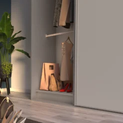 Cashmere Freestanding Sliding Wardrobe With Interiors (W)1530mm -Outlet Home Harmony Store 12835782 6444847722568790