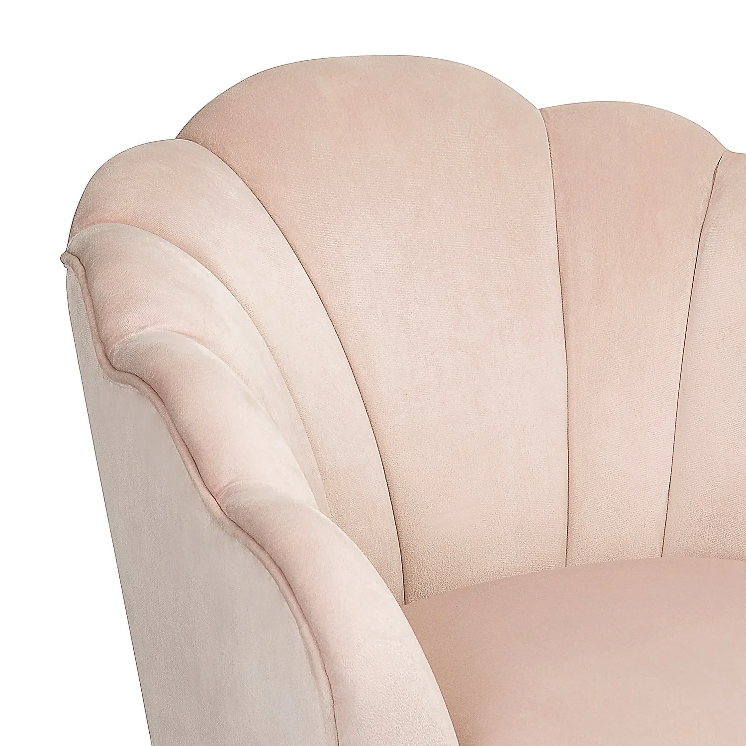 Sophia Scallop Occasional Chair - Blush 6 Sophia Scallop Occasional Chair - Blush - Image 6