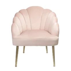 Sophia Scallop Occasional Chair - Blush 12 Sophia Scallop Occasional Chair - Blush -Outlet Home Harmony Store 12836665 1384861201622424