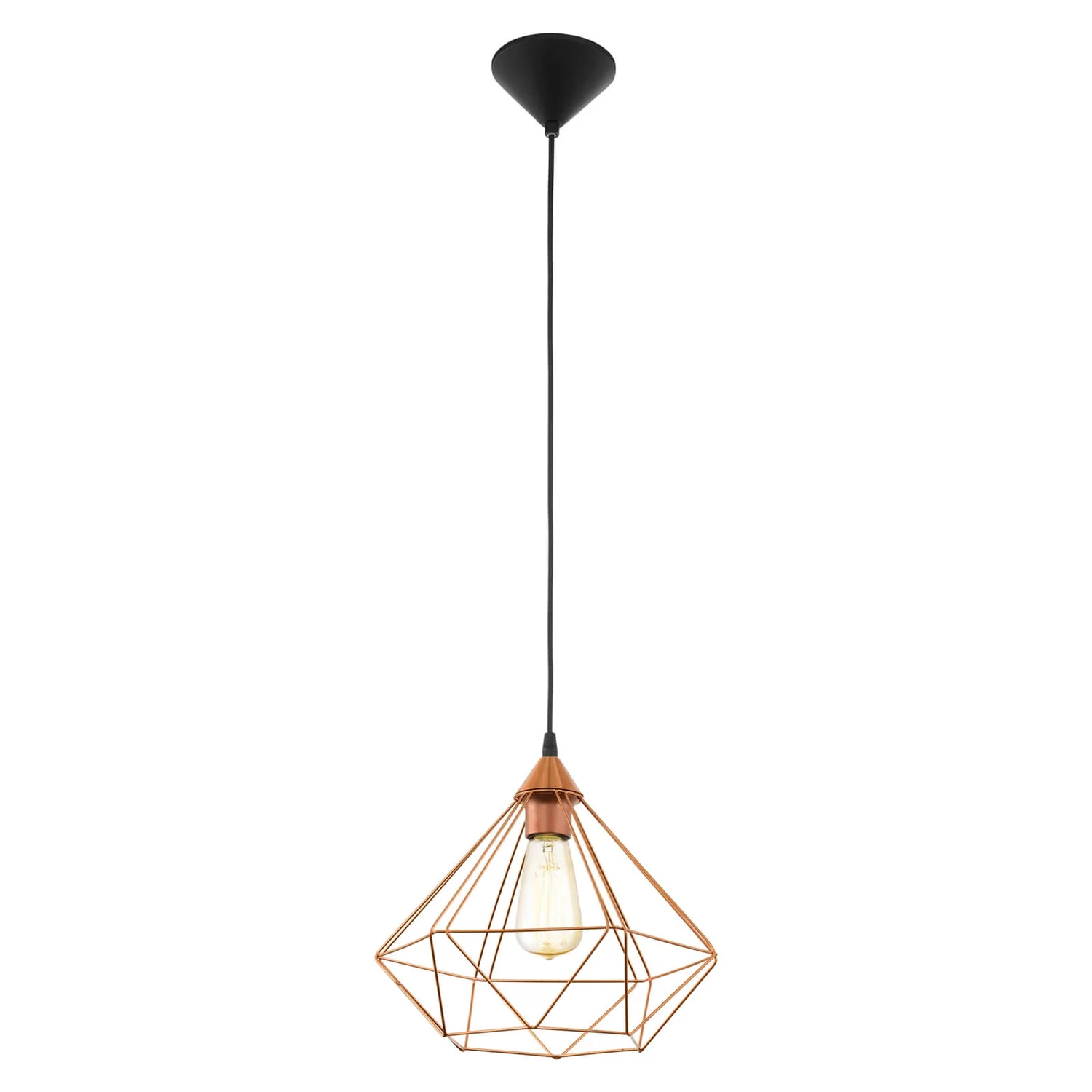 Eglo Tarbes Large Pendant Light - Copper 2 Eglo Tarbes Large Pendant Light - Copper - Image 2