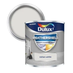 Dulux Weathershield Smooth Masonry Paint Ashen White - Tester 250ml
