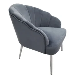 Sophia Scallop Occasional Chair - Grey 10 Sophia Scallop Occasional Chair - Grey -Outlet Home Harmony Store 12838886 1634940538203316