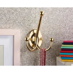 Oval Tri Hook - Polished Brass -Outlet Home Harmony Store 12839028 1544995165993978