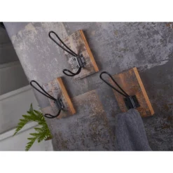 Black Wire Hook On Antique Board - 3 Pack -Outlet Home Harmony Store 12839308 1504833203736261