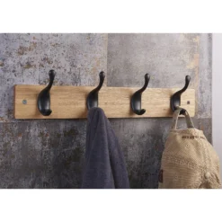 4 Black Modern Hook On Ash Board 6 4 Black Modern Hook On Ash Board -Outlet Home Harmony Store 12839425 1304845860499795