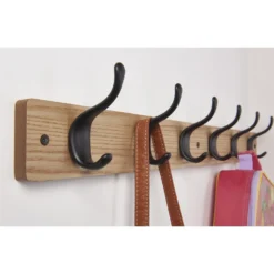 6 Black Modern Hook On Ash Board -Outlet Home Harmony Store 12839428 1704845860639364