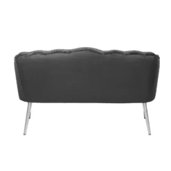 Sophia Scallop Occasional Sofa - Grey -Outlet Home Harmony Store 12840470 1594862235672414