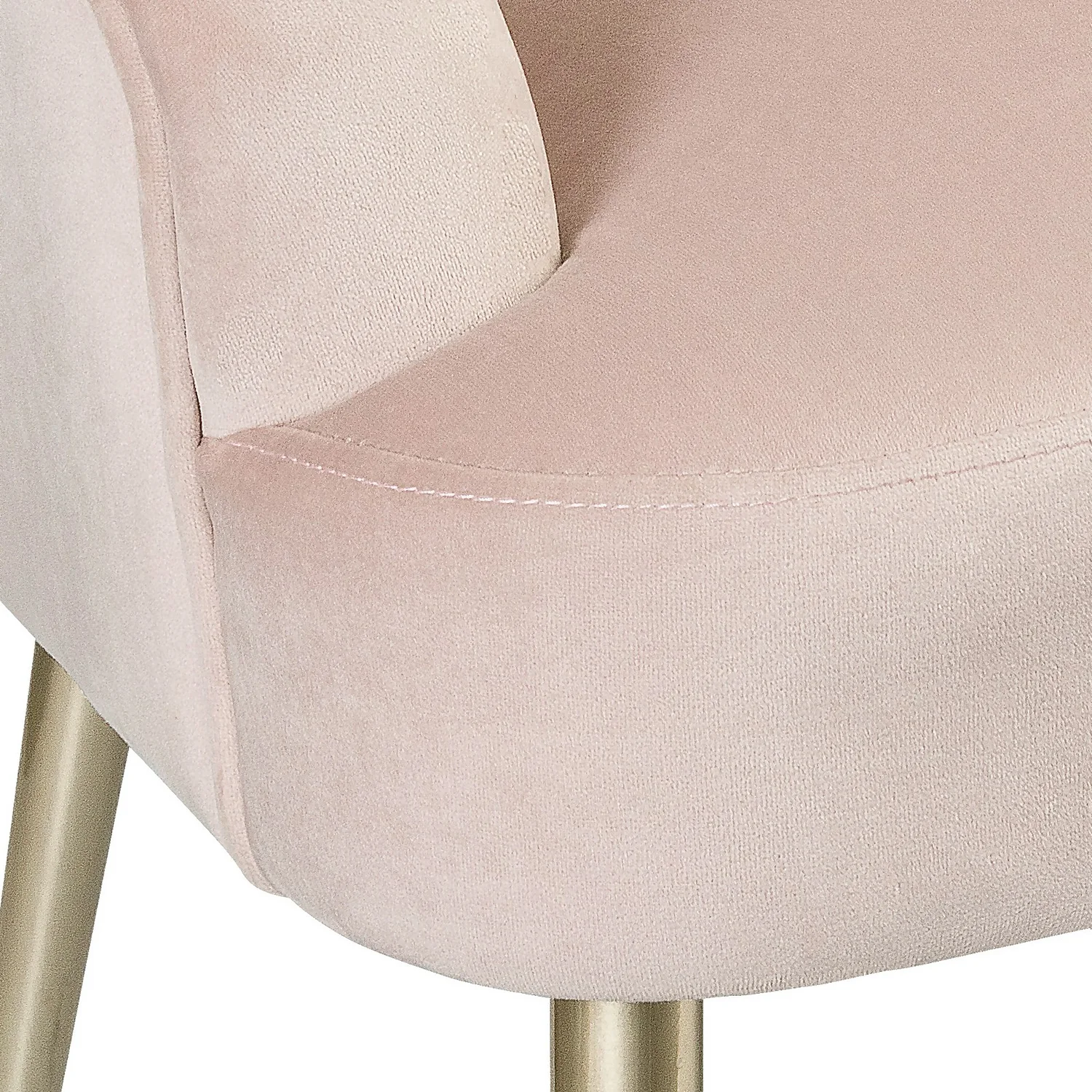 Sophia Scallop Occasional Sofa - Blush 6 Sophia Scallop Occasional Sofa - Blush - Image 6