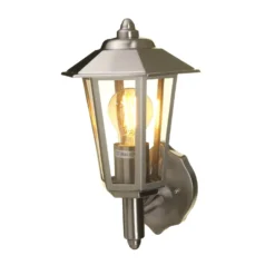 Lutec Grosvenor Stainless Steel Outdoor Wall Lantern -Outlet Home Harmony Store 12840505 1204833193740372