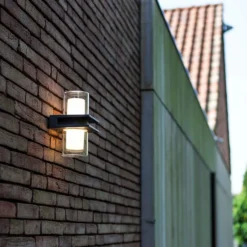 Lutec Tango LED Up & Down Outdoor Wall Light - Anthracite -Outlet Home Harmony Store 12840635 1674952682956661