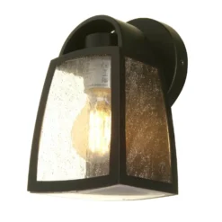 Lutec Kelsey Outdoor Wall Lantern - Black -Outlet Home Harmony Store 12840644 1294833191694306