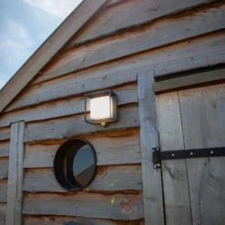 Lutec Curtis Solar LED Outdoor Wall Light With PIR Motion Sensor -Outlet Home Harmony Store 12840750 1424952682929118