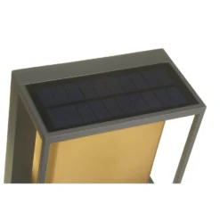Lutec Curtis Solar LED Outdoor Wall Light With PIR Motion Sensor -Outlet Home Harmony Store 12840750 1444833192272463