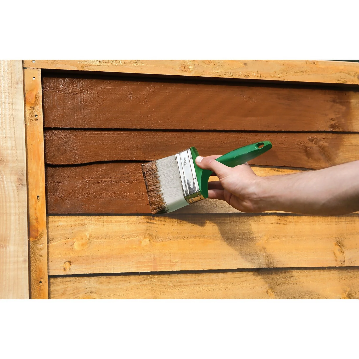 Ronseal One Coat Fence Life Paint Dark Oak - 5L 3 Ronseal One Coat Fence Life Paint Dark Oak - 5L - Image 3