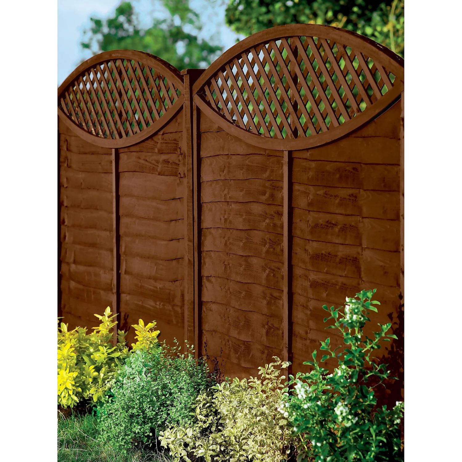 Ronseal One Coat Fence Life Paint Dark Oak - 5L 2 Ronseal One Coat Fence Life Paint Dark Oak - 5L - Image 2