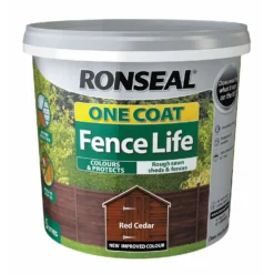 Ronseal One Coat Fence Life Paint Red Cedar - 5L 7 Ronseal One Coat Fence Life Paint Red Cedar - 5L -Outlet Home Harmony Store 12841672 9264942087194441