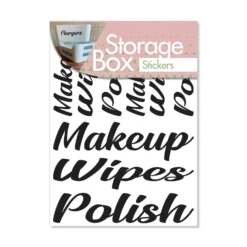Box Stickers Makeup And Wipes