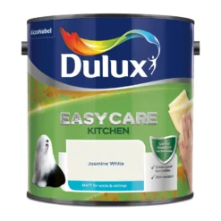 Dulux Easycare Kitchen Jasmine White - Matt Paint - 2.5L -Outlet Home Harmony Store 12842899 1394833204418236