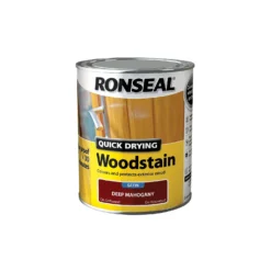 Ronseal Quick Drying Woodstain Deep Mahogany Satin - 750ml 11 Ronseal Quick Drying Woodstain Deep Mahogany Satin - 750ml -Outlet Home Harmony Store 12843808 1374949525419128