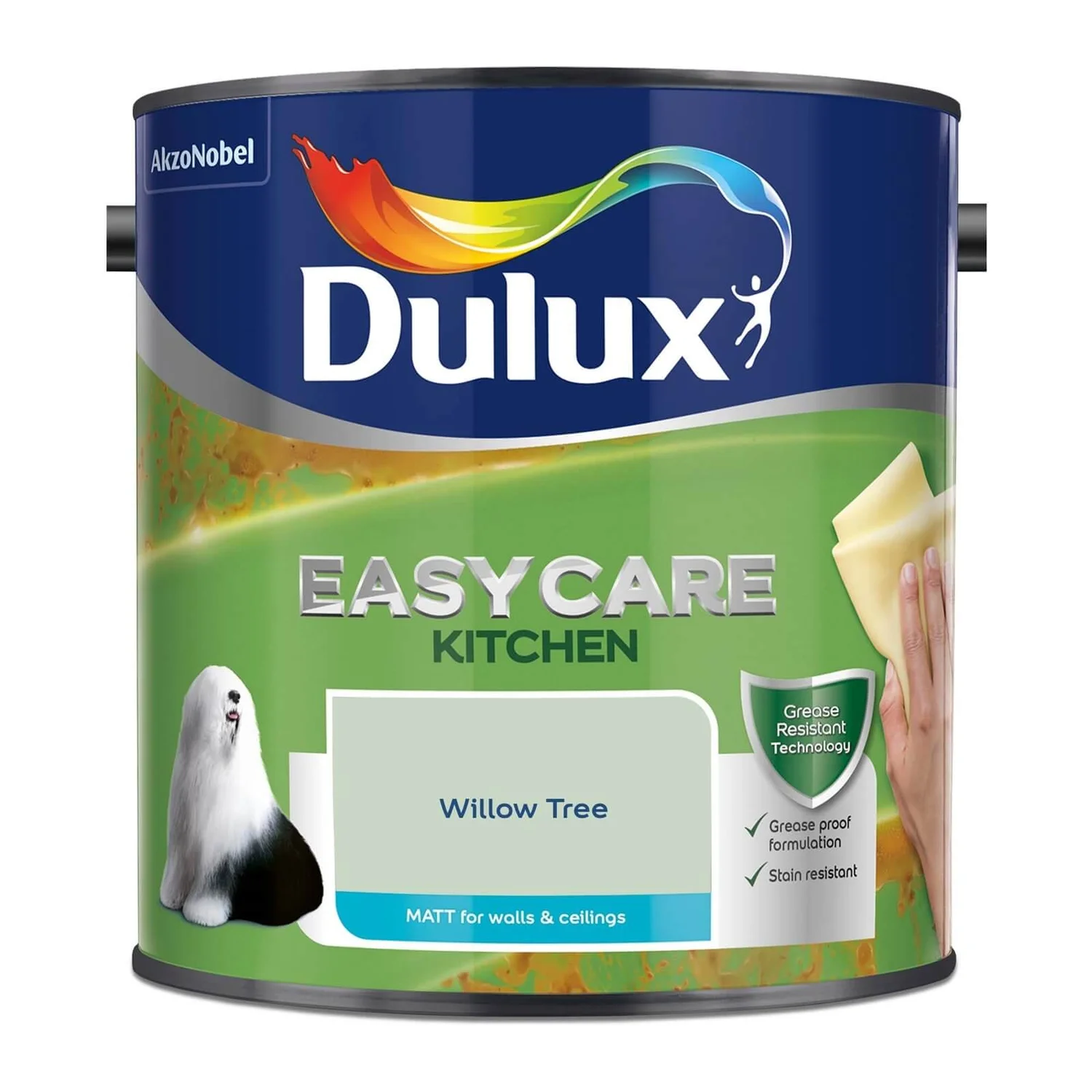Dulux Easycare Kitchen Willow Tree - Matt Paint - 2.5L 6 Dulux Easycare Kitchen Willow Tree - Matt Paint - 2.5L - Image 6