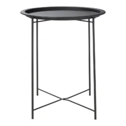 Metal Folding Side Table - Black -Outlet Home Harmony Store 12879001 1374940538715869