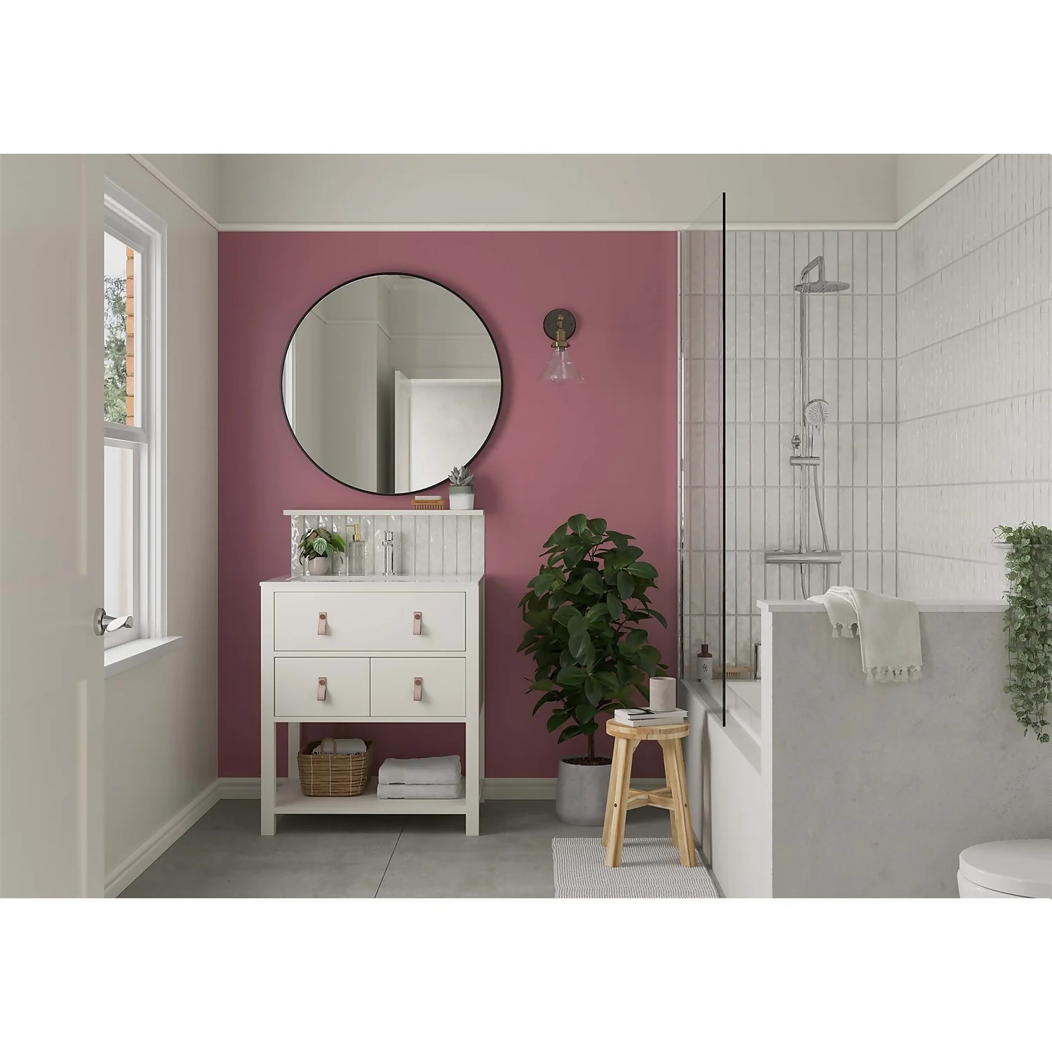 Dulux Simply Refresh Feature Wall One Coat Matt Emulsion Paint Raspberry Diva - 1.25L 8 Dulux Simply Refresh Feature Wall One Coat Matt Emulsion Paint Raspberry Diva - 1.25L - Image 8