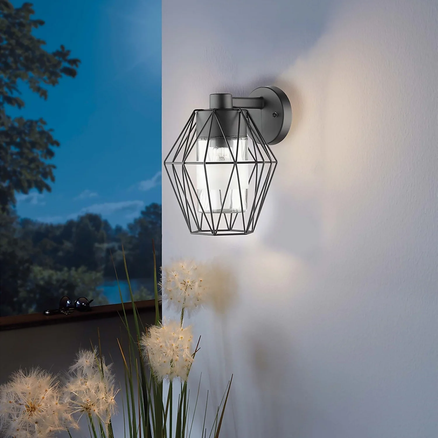 EGLO Canove Caged Exterior Wall Light 1 EGLO Canove Caged Exterior Wall Light