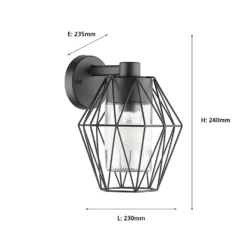 EGLO Canove Caged Exterior Wall Light 6 EGLO Canove Caged Exterior Wall Light -Outlet Home Harmony Store 12881609 8794843702064943