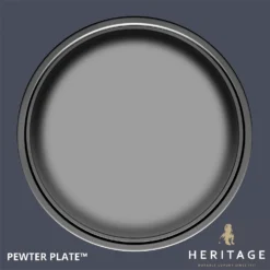 Dulux Heritage Matt Emulsion Paint Pewter Plate - 2.5L -Outlet Home Harmony Store 12881957 1854843784931336