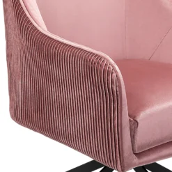 Pia Pleat Swivel Chair - Rose 12 Pia Pleat Swivel Chair - Rose -Outlet Home Harmony Store 12882869 1324887373410543
