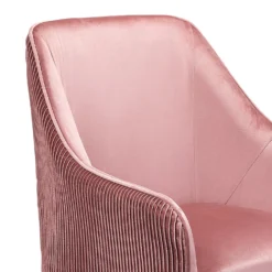 Pia Pleat Swivel Chair - Rose 11 Pia Pleat Swivel Chair - Rose -Outlet Home Harmony Store 12882869 2114887373381713