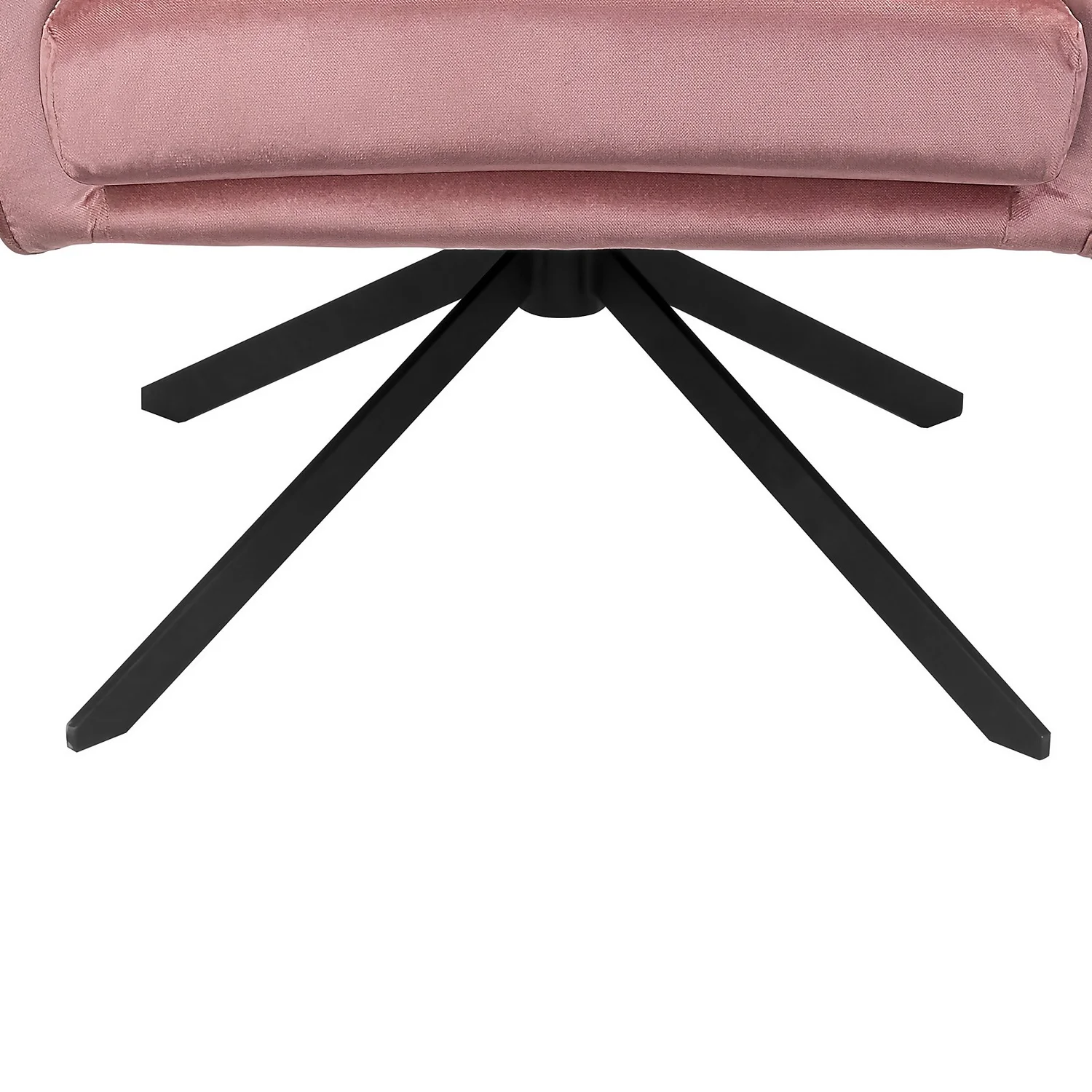Pia Pleat Swivel Chair - Rose 7 Pia Pleat Swivel Chair - Rose - Image 7