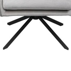 Pia Pleat Swivel Chair - Silver -Outlet Home Harmony Store 12882871 1334887373193112