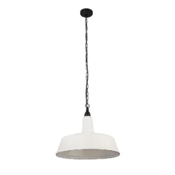 Country Living Farmhouse Pendant Light - White - 46cm 7 Country Living Farmhouse Pendant Light - White - 46cm -Outlet Home Harmony Store 12882890 1944860936586386