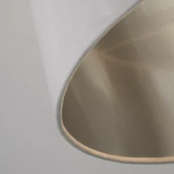 House Beautiful Samet Velvet Drum Shade - Grey - 45cm -Outlet Home Harmony Store 12882892 1404861119889041