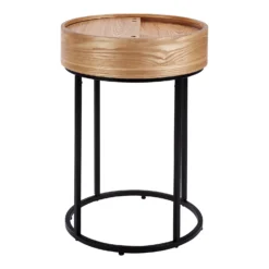 House Beautiful Halo Wood Side Table -Outlet Home Harmony Store 12886093 2134862228090784
