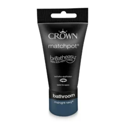 Crown Easyclean Bathroom Paint Midnight Navy - 40ml 11 Crown Easyclean Bathroom Paint Midnight Navy - 40ml -Outlet Home Harmony Store 12886554 1994853989651176